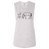 Ladies' Bella Flowy Scoop Muscle Tank Thumbnail
