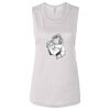 Ladies' Bella Flowy Scoop Muscle Tank Thumbnail