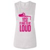 Ladies' Bella Flowy Scoop Muscle Tank Thumbnail