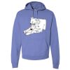 Unisex 7.2 oz., 80/20 Pullover Hood Sweatshirt Thumbnail