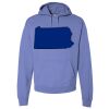 Unisex 7.2 oz., 80/20 Pullover Hood Sweatshirt Thumbnail