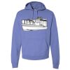 Unisex 7.2 oz., 80/20 Pullover Hood Sweatshirt Thumbnail
