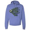 Unisex 7.2 oz., 80/20 Pullover Hood Sweatshirt Thumbnail
